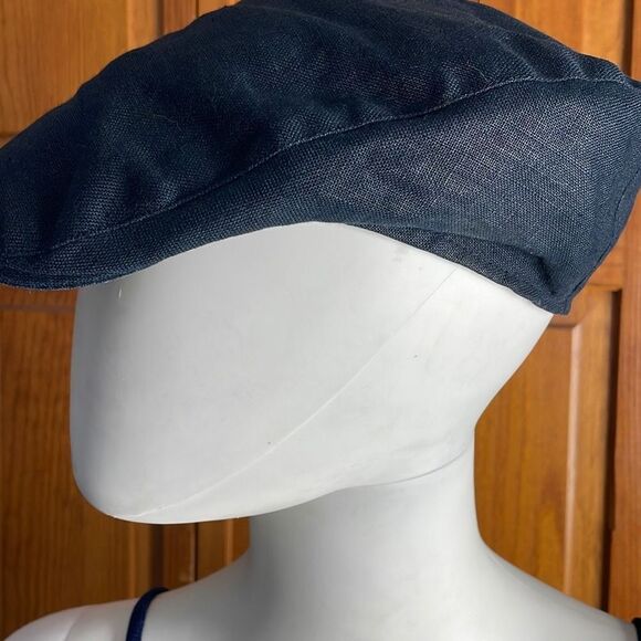 Hanna Hats Donegal Touring Flat Cap 100% Linen Made in Ireland - Picture 2 of 5